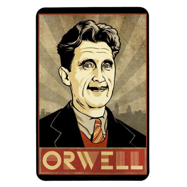 Flexible George Orwell Premium Magnet (Vertical)