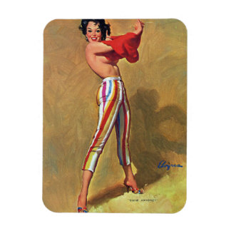 Flexible Gil Elvgren ♡ épingle Vintage fille ♡ Magnet