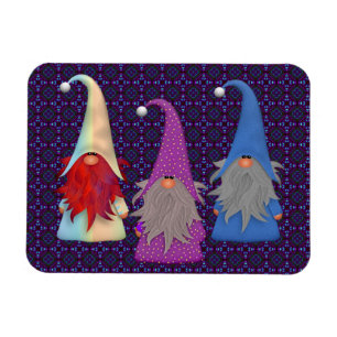 Flexible Gnomes Trio Magnet
