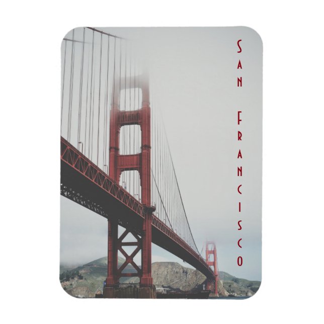 Flexible Golden Gate Bridge, San Francisco, CA Magnet (Vertical)