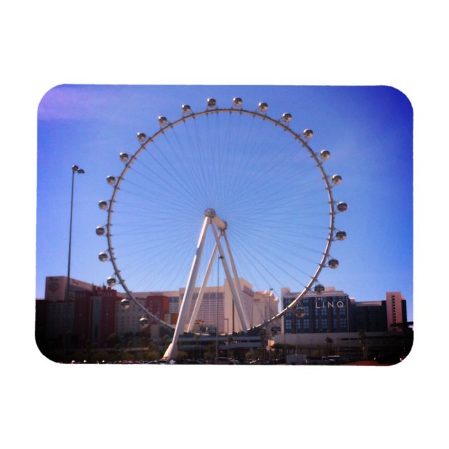 Flexible Grande Roue Ferris Las Vegas #2-2 Magnet (Horizontal)