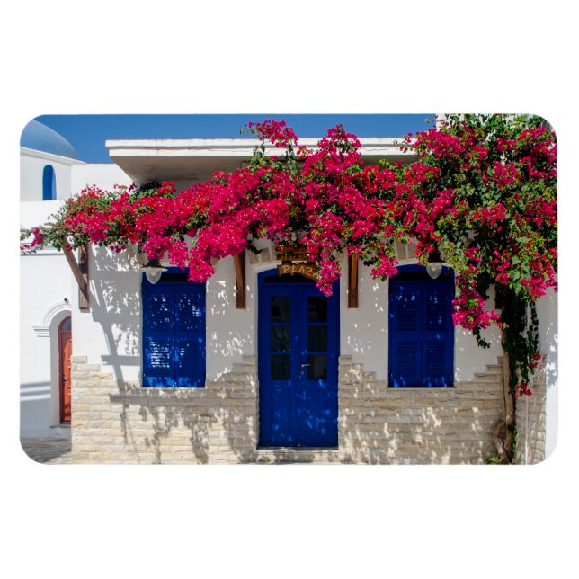 Flexible Greek Island Vibes Magnet (Horizontal)