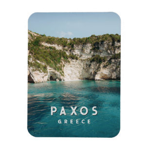 Flexible Grottes de Paxos, île de Grèce Magnet de voyage