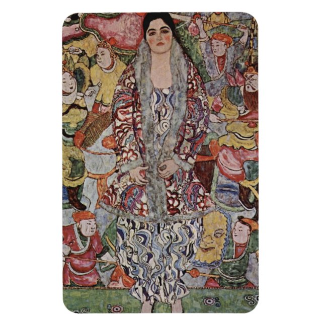 Flexible Gustav Klimt Fredericke Maria Beer Magnet (Vertical)