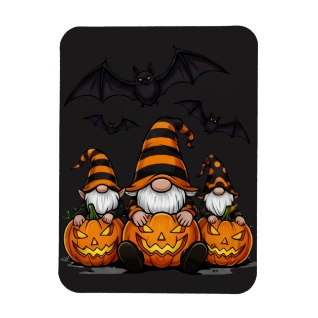 Flexible Halloween Gnome Magnet (Vertical)