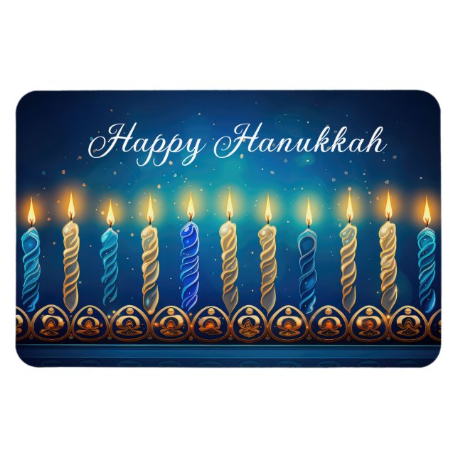 Flexible Hanoukka Holiday Magnet (Horizontal)