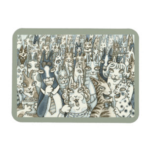 Flexible Hiss N'Fitz CAT PARTY MAGNET *Personnaliser