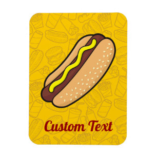 Flexible Hotdog Magnet