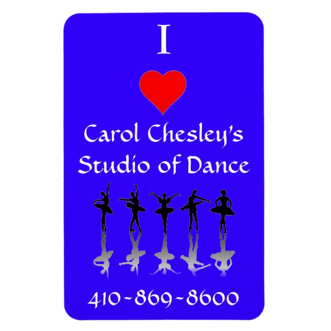 Flexible I Love CCSD Magnet (Vertical)