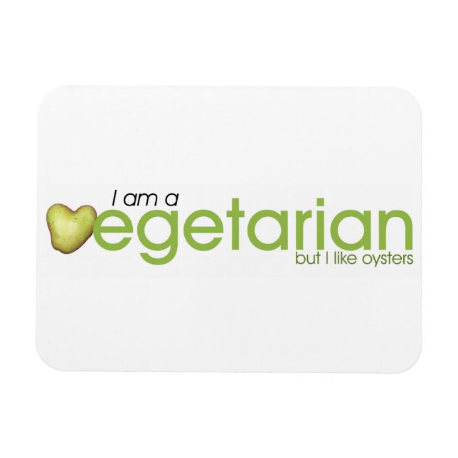 Flexible I'm Vegetarian - Magnet (Horizontal)