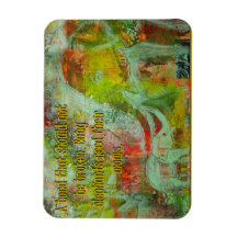 Image éléphante Magnet avec un message!