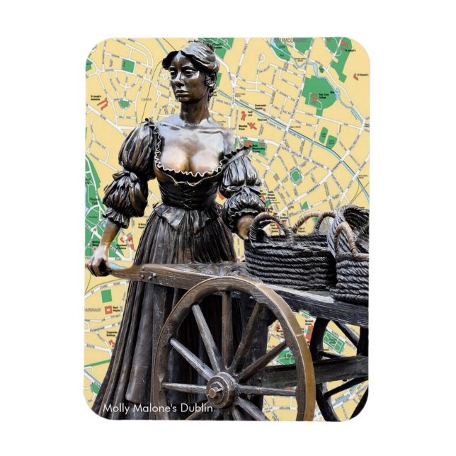 Flexible Image irlandaise de Photo Magnet (Vertical)