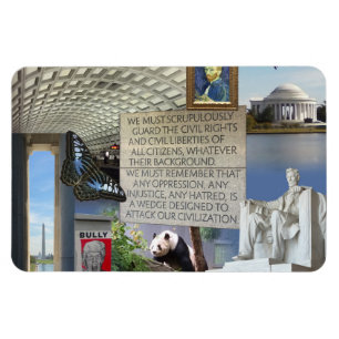 Flexible Images de Washington DC collationnées Magnet photo