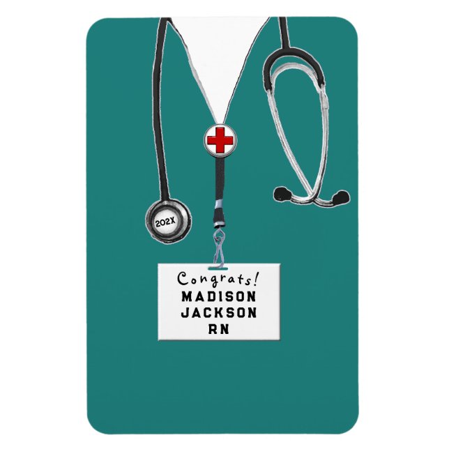 Flexible Infirmière Infirmière Magnet de graduation (Vertical)
