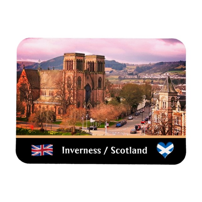 Flexible Inverness - Capital Scottish Highlands Magnet (Horizontal)