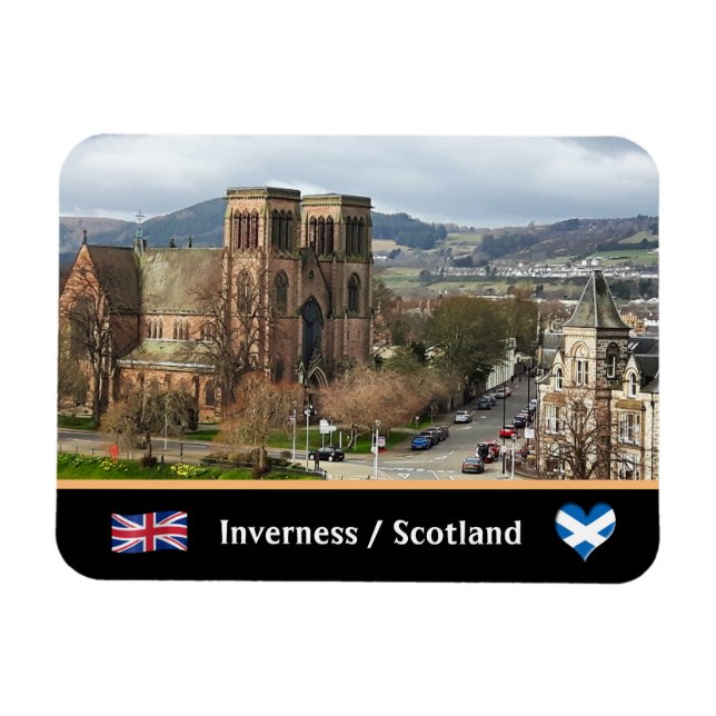 Flexible Inverness - Capital Scottish Highlands Magnet (Horizontal)