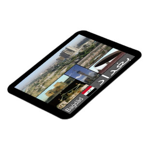 Flexible Irak - Bagdad Mosaic - Magnet