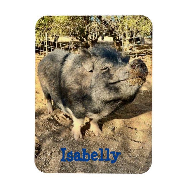 Flexible Isabelly Smirk Magnet (Vertical)