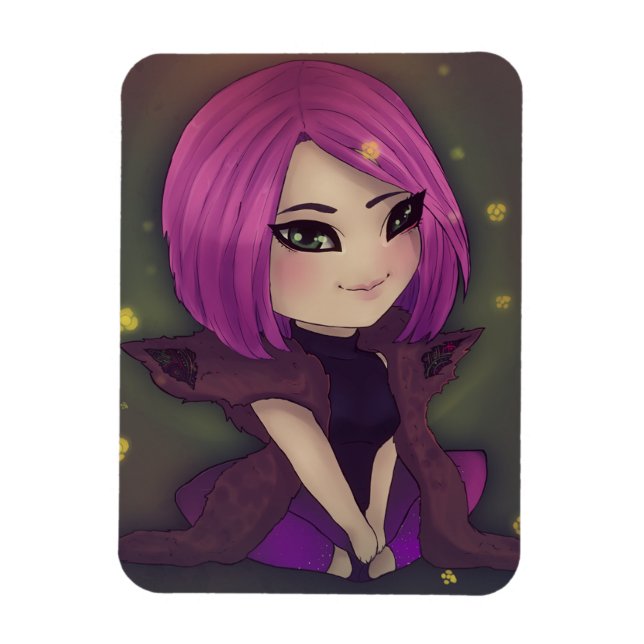 Flexible Jaja Chibi Magnet (Vertical)