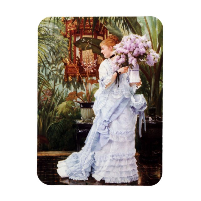 Flexible James Tissot Lilacs Magnet (Vertical)