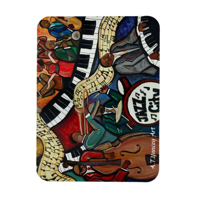 Flexible Jazz City Premium Flexi Magnet (Vertical)