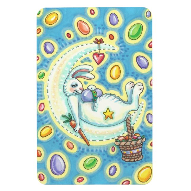 Flexible JELLY BEAN RÊVES EASTER BUNNY MAGNET Rectangle Lg (Vertical)