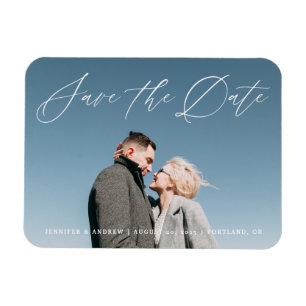 Flexible Joli Script   Magnet de Save The Date