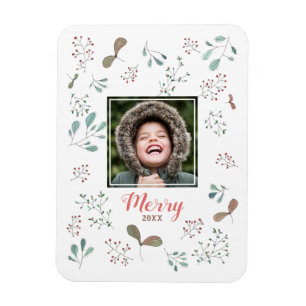 Flexible Joyeux hiver Woodland - Magnet photo
