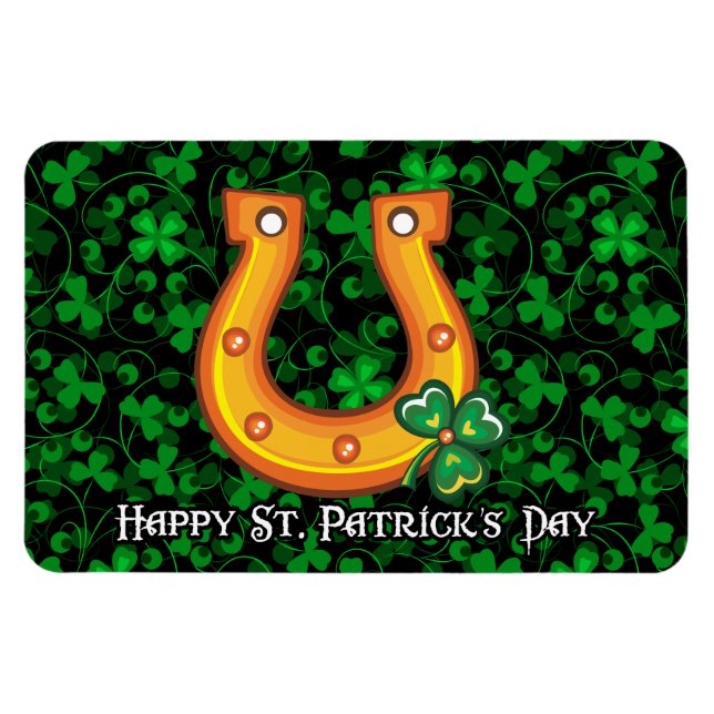 Flexible Joyeux Saint Patrick's Day 1 Premium Magnet (Horizontal)