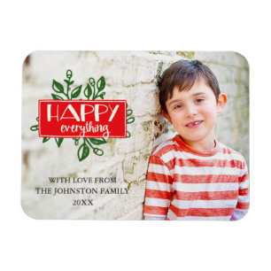 Flexible Joyeux tout   Magnet photo de vacances personnalis