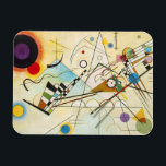 Flexible Kandinsky Composition VIII Magnet<br><div class="desc">Aimant Wassily Kandinsky Composition VIII. Peinture à l'huile sur toile de 1923. Kandinsky a créé quelques-uns des tableaux abstraits les plus célèbres du XXe siècle, et Composition VIII en fait certainement partie. Pleine de lignes noires et de formes intrigantes, la peinture se déplace avec un sens de la vie et...</div>