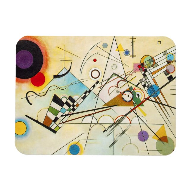 Flexible Kandinsky Composition VIII Magnet (Horizontal)
