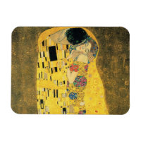 Klimt : Le Kiss Art Premium Magnet