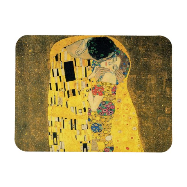 Flexible Klimt : Le Kiss Art Premium Magnet (Horizontal)