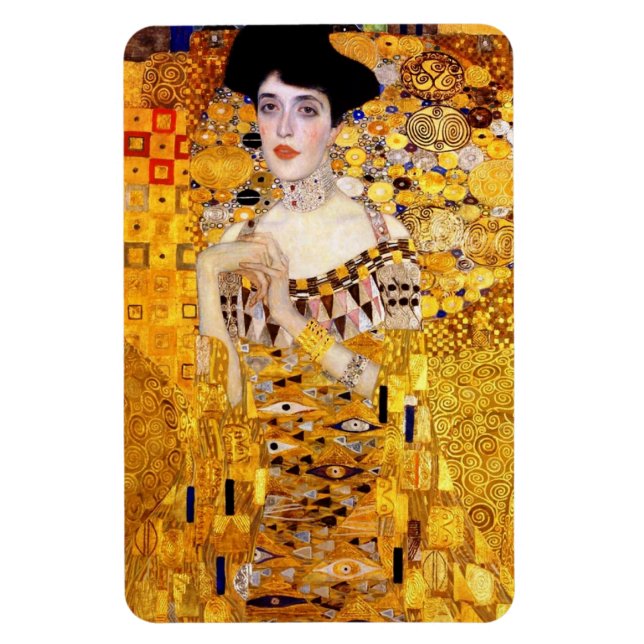Flexible Klimt Portrait de Adele Bloch-Bauer I Magnet (Vertical)
