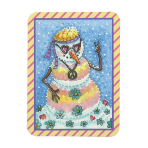 Flexible LA PAIX super DE LA NEIGE SUR LA TERRE NOËL MAGNET