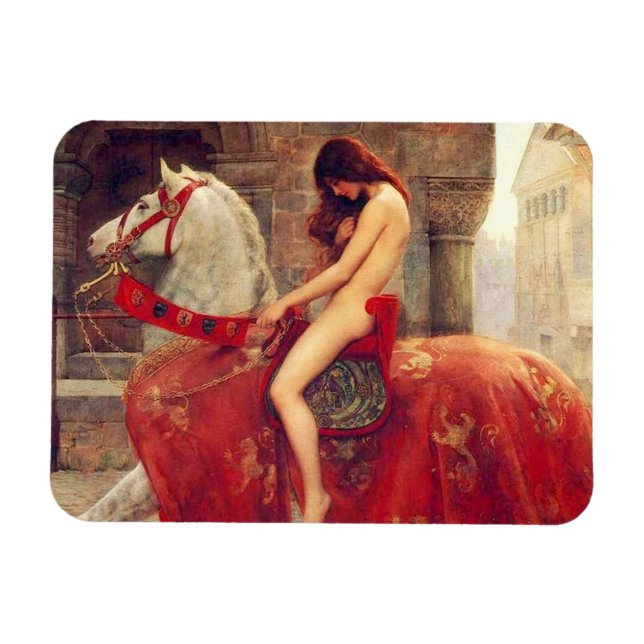 Flexible Lady Godiva Magnet (Horizontal)