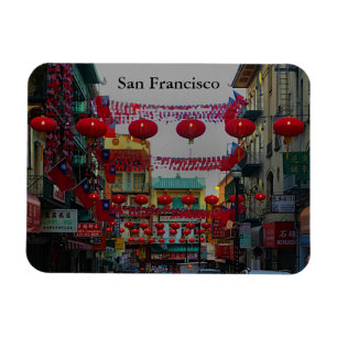 Flexible Lanternes chinatown de San Francisco #4 Magnet 