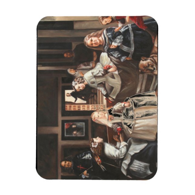 Flexible Las Meninas by Diego Velázquez Magnet (Vertical)
