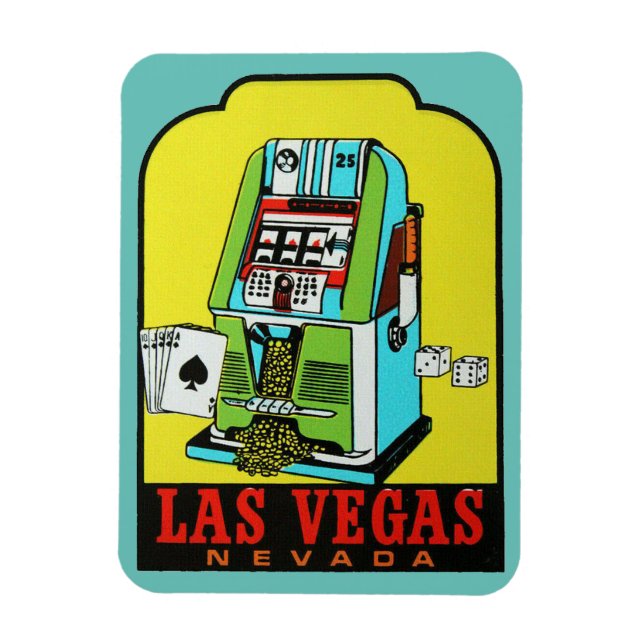 Flexible Las Vegas, Nevada Magnet (Vertical)