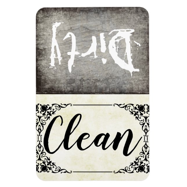 Flexible Lave-vaisselle sur mesure Magnet nettoyant (Vertical)