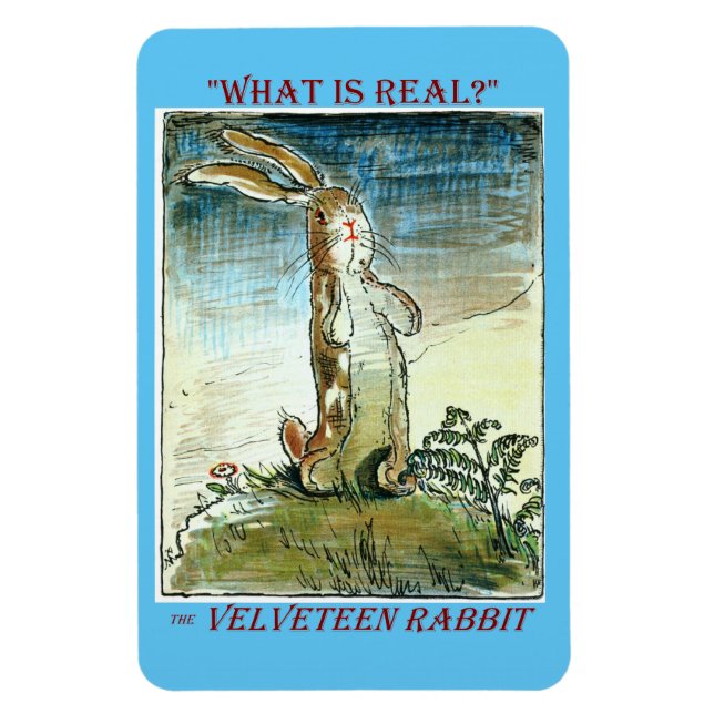 Flexible Le lapin Velveteen - Magnet (Vertical)