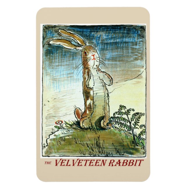 Flexible Le lapin Velveteen - Magnet (Vertical)