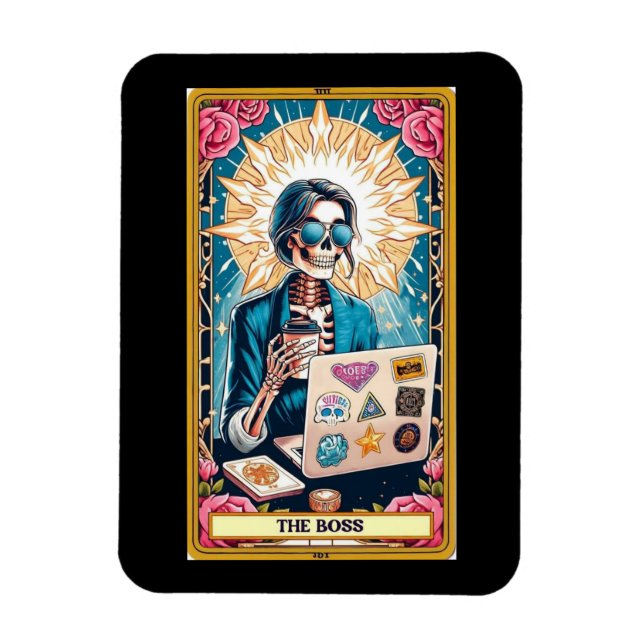 Flexible Le Magnet de la carte mère Tarot (Vertical)