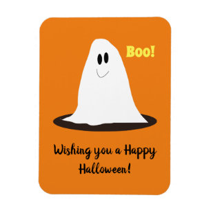 Flexible Le Magnet d'Halloween fantôme souriant