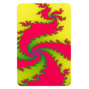 Flexible Le nouvel an chinois Magnet fractal du dragon