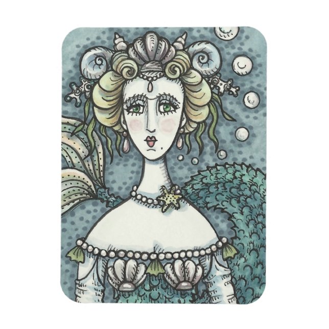 Flexible LE PARAMÈTRE DE GOTHIC NEPTUNE MERMAID MAGNET Sire (Vertical)