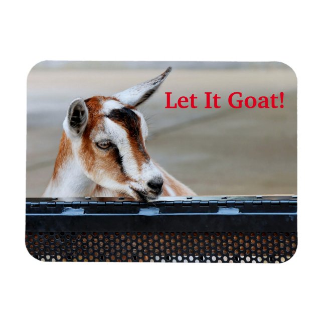 Flexible Let it Goat Magnet (Horizontal)