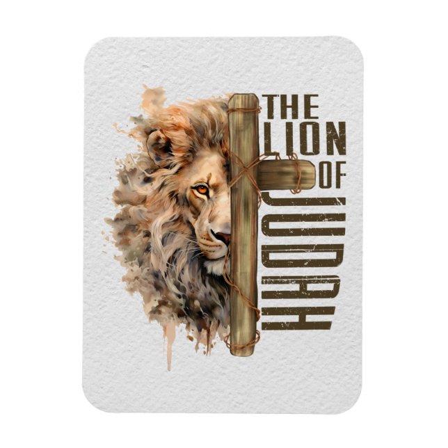 Flexible Lion de Judah Magnet (Vertical)