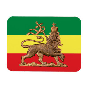 Flexible Lion of Judah - Rastafara - Reggae Rasta Magnet